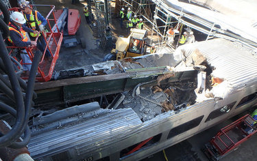Hoboken New Jersey train crash