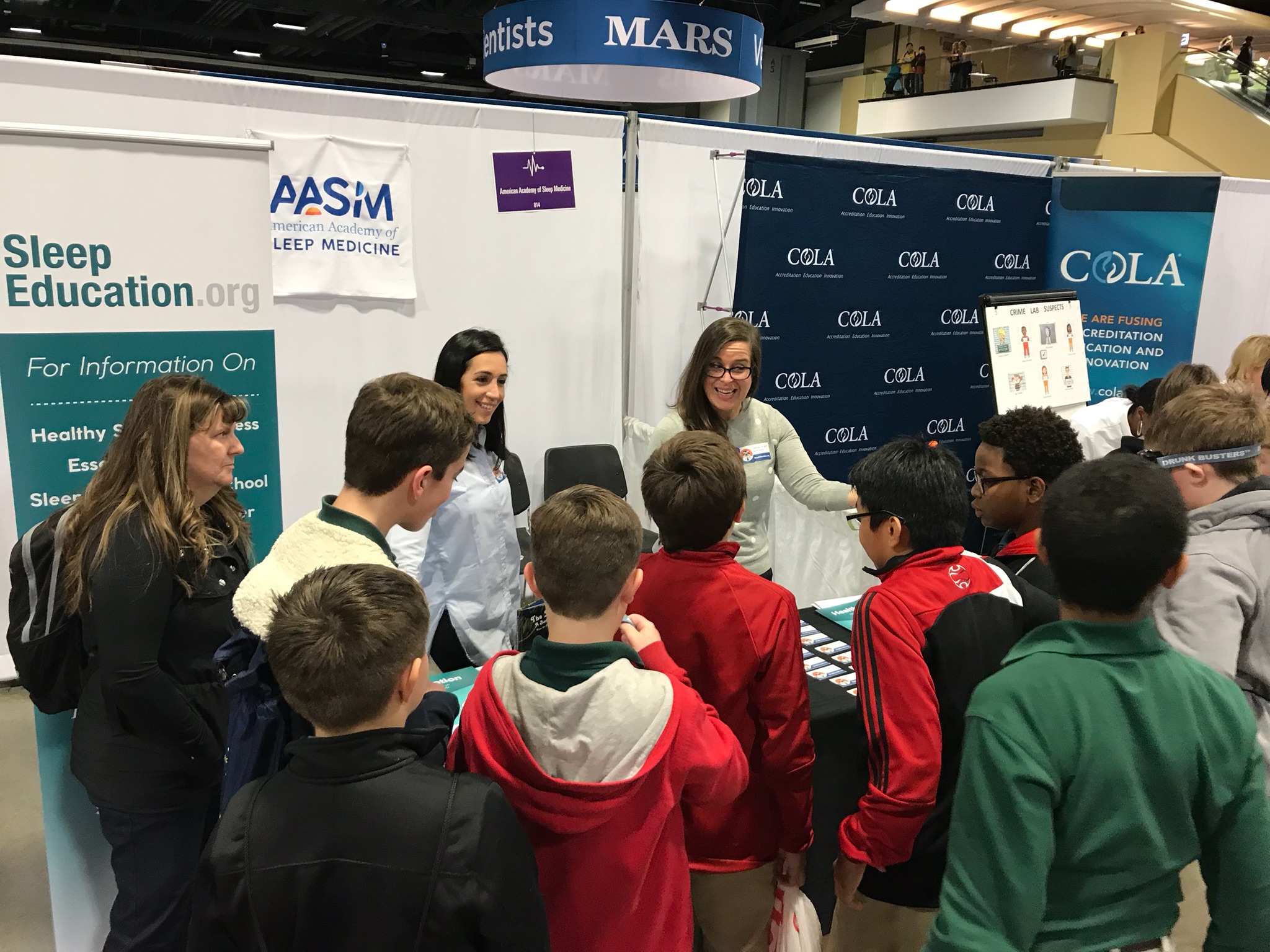 Promoting healthy sleep at USA Science and Engineering Festival