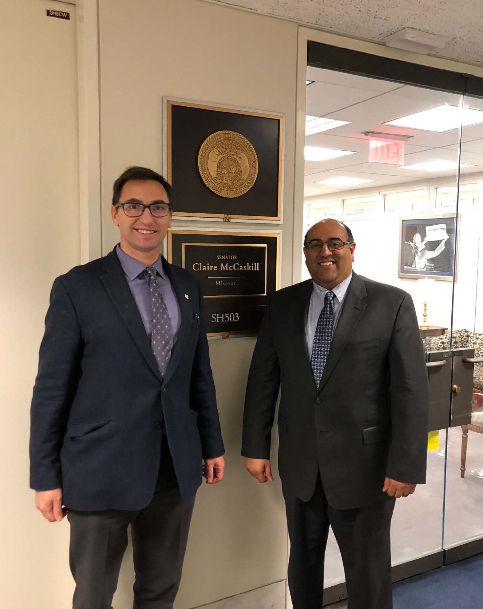 Dr. David Kuhlmann and Dr. Raman Malhotra on Capitol Hill