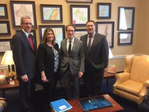 Dr. Ilen Rosen with Rep. Peter Roskam