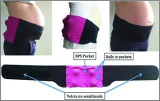 prenabelt positional therapy device pregnant belly
