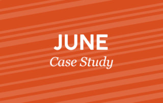 An advertisement for the AASM's June case studies.