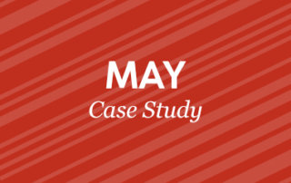 An advertisement for the AASM's May case studies.