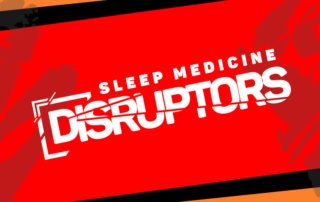 The logo for Sleep Medicine Disruptors 2021.