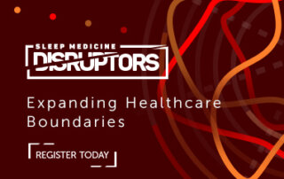 An advertisement for Sleep Medicine Disruptors 2023.