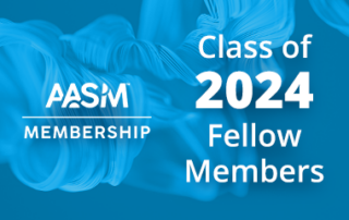 An advertisement for AASM Membership in 2024.