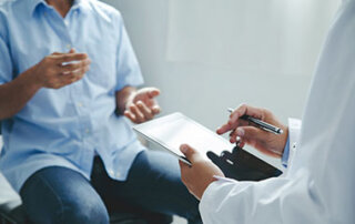 patient and doctor