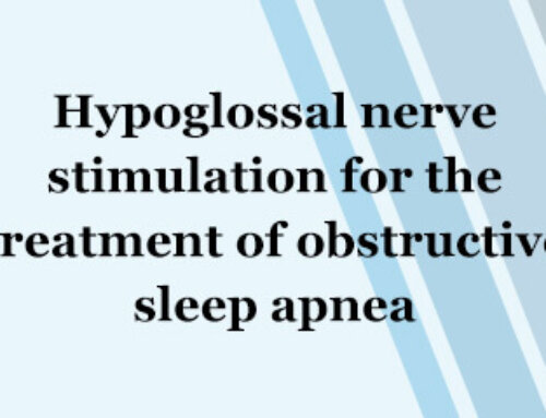 Hypoglossal nerve stimulation for the treatment of obstructive sleep apnea