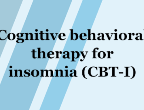 Coding Quarterly: Cognitive behavioral therapy for insomnia